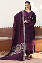 Byzantium Plum Shawl